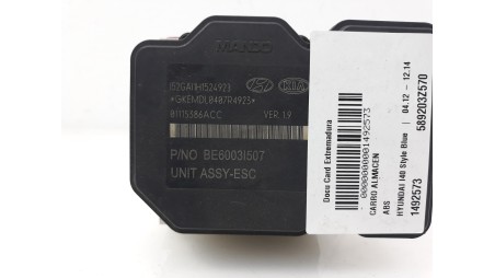 Recambio de abs para hyundai i40 2012- style blue referencia OEM IAM 589203Z570 589203Z570 