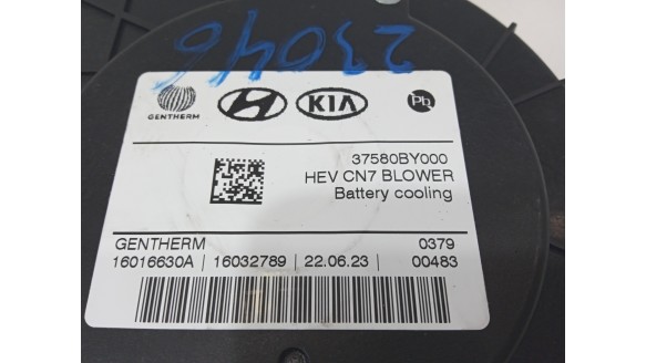 Recambio de ventilador de bateria para kia niro 2016- 1.6gdi hybrid-141 referencia OEM IAM 37580BY000 37580BY000 