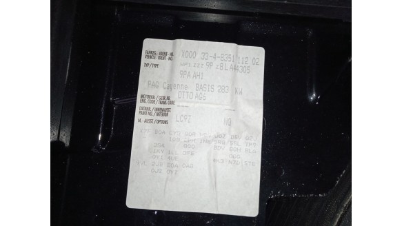 porsche cayenne (9pa) 2002-2010 del año 2007