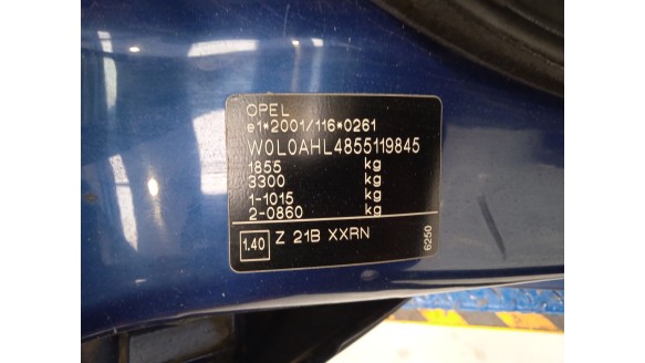 opel astra h (a04) 2004-2014 del año 2005