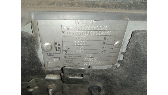 opel combo furgoneta/monovolumen (x12) 2012- del año 2013