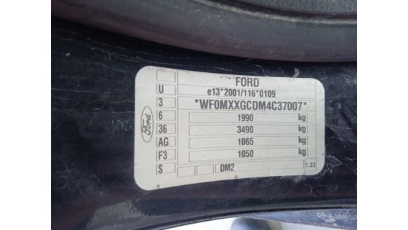 ford focus c-max (dm2) 2003-2007 del año 2003