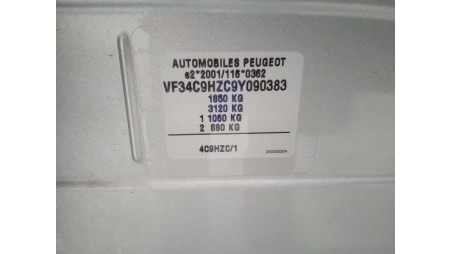 peugeot 308 i (4a_, 4c_) 2007-2016 del año 2009