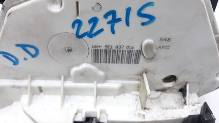 Recambio de cerradura puerta delantera derecha para seat toledo (kg3) 2012- style referencia OEM IAM 5E1837016 5E1837016 5E18370