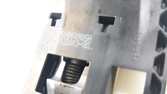 Recambio de maneta exterior trasera derecha para seat toledo (kg3) 2012- style referencia OEM IAM 5N0837205MGRU 5N0839885H 5N083