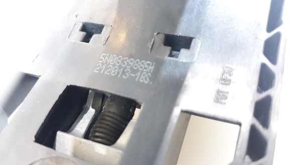 Recambio de maneta exterior trasera izquierda para seat toledo (kg3) 2012- style referencia OEM IAM 5N0837205MGRU 5N0839885H 5N0