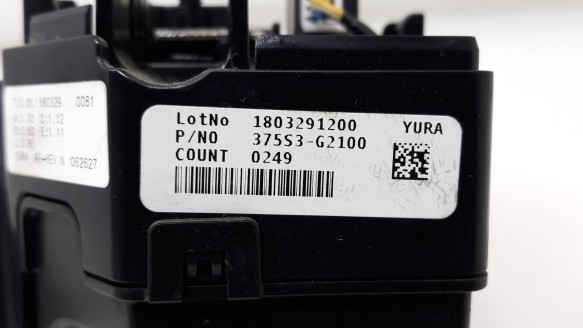 Recambio de caja reles / fusibles para hyundai ioniq (ae) 2016- 1.6 gdi hybrid referencia OEM IAM 375S3G2100 375S3G2100 