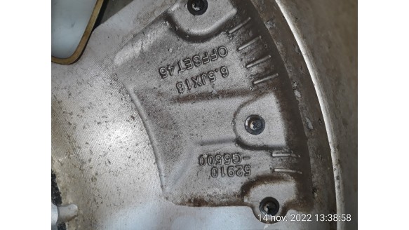 Recambio de llanta para kia niro i (de) 2016- 1.6 gdi hybrid referencia OEM IAM 52910G5500 52910G5500 