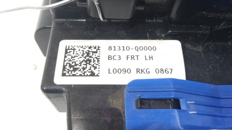 Recambio de cerradura puerta delantera izquierda para hyundai bayon (bc3) 2021- 1.2 mpi referencia OEM IAM 81310Q0000 81310Q0000