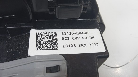 Recambio de cerradura puerta trasera derecha para hyundai bayon (bc3) 2021- 1.2 mpi referencia OEM IAM 81420Q0400 81420Q0400 