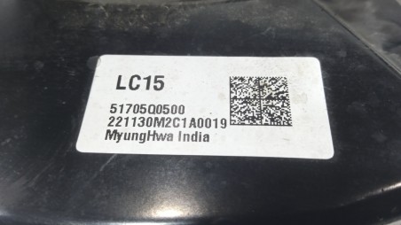 Recambio de mangueta delantera izquierda para hyundai bayon (bc3) 2021- 1.2 mpi referencia OEM IAM 51715Q0500 51705Q0500 51705Q0