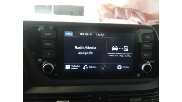 Recambio de pantalla multifuncion para hyundai bayon (bc3) 2021- 1.2 mpi referencia OEM IAM 96160Q0501NNB 96160Q0501NNB 