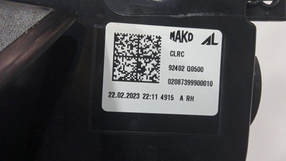 Recambio de piloto trasero derecho para hyundai bayon (bc3) 2021- 1.2 mpi referencia OEM IAM 92402Q0500 92402Q0500 