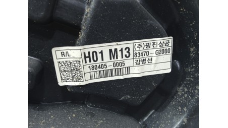 Recambio de elevalunas trasero izquierdo para hyundai ioniq (ae) 2016- 1.6 gdi hybrid referencia OEM IAM 83471G2000 83470G2000 8