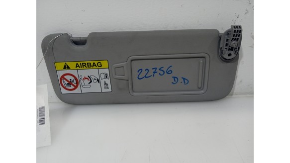Recambio de parasol derecho para hyundai ioniq (ae) 2016- 1.6 gdi hybrid referencia OEM IAM 85220G2160TTX 85220G2160TTX 