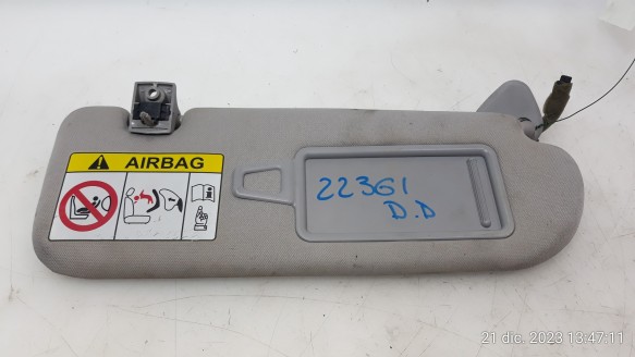 Recambio de parasol derecho para hyundai i40 i (vf) 2012-2019 1.7 crdi referencia OEM IAM 852023Z070TX 852023Z070TX 