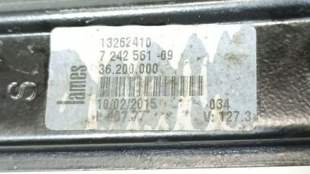 Recambio de elevalunas delantero izquierdo para bmw 1 (f20) 2011-2019 116 d referencia OEM IAM 51337281881 7242561 