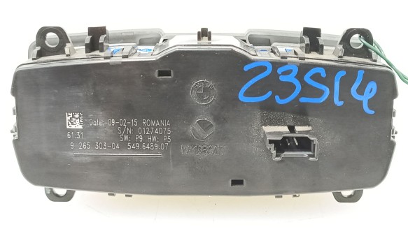 Recambio de mando luces para bmw 1 (f20) 2011-2019 116 d referencia OEM IAM 61319265303 61319265303 