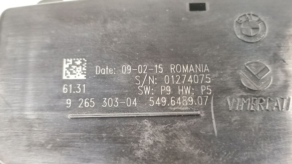 Recambio de mando luces para bmw 1 (f20) 2011-2019 116 d referencia OEM IAM 61319265303 61319265303 