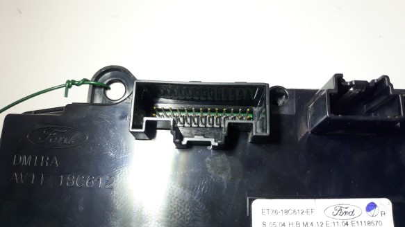 Recambio de mando climatizador para ford tourneo courier (c4a) 2013- sport referencia OEM IAM ET7618C612EF ET7618C612EF 