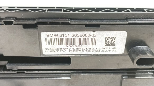 Recambio de mando climatizador para bmw 3 (f30, f80) 2011-2018 320 d referencia OEM IAM 61316832880 61316832880 