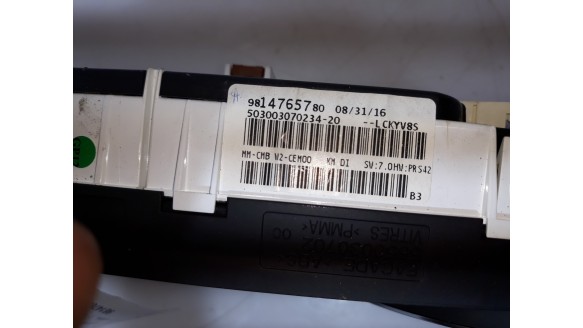 Recambio de cuadro instrumentos para peugeot 508 sw 2011-2018 allure referencia OEM IAM 9814765780 9814765780 