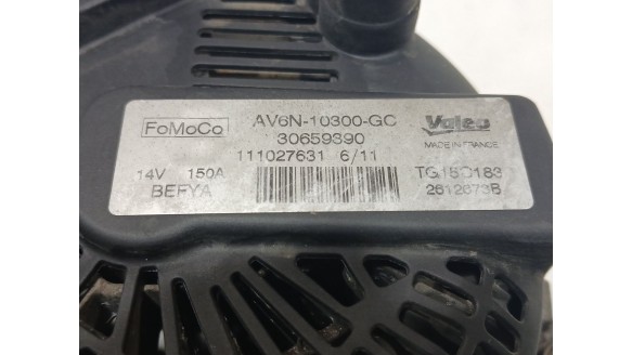 Recambio de alternador para ford focus iii 2010- 1.6 tdci referencia OEM IAM 2260730 AV6N10300GC 