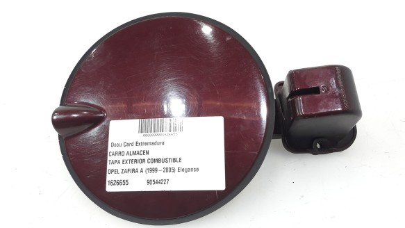 Recambio de tapa exterior combustible para opel zafira a 1999-2005 elegance referencia OEM IAM 90544227 90544227 90544227