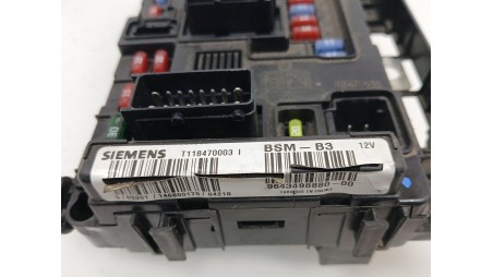 Recambio de caja reles / fusibles para citroën c3 1995-2010 1.4 furio referencia OEM IAM 9643498880 9643498880 