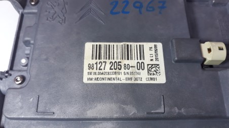 Recambio de pantalla multifuncion para citroën c4 picasso 2013- feel edition referencia OEM IAM 9812720580 9812720580 