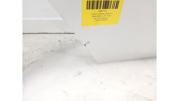 Recambio de puerta trasera derecha para bmw 3 (f30, f80) 2011-2018 318 d referencia OEM IAM 41009628762 41009628762 