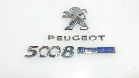 Recambio de emblema para peugeot 5008 2009-2017 access referencia OEM IAM 9806827080 9806827080 