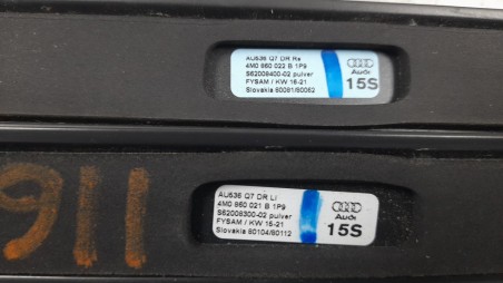 Recambio de barras techo para audi q7 4mg 2019- referencia OEM IAM 4M0860022B1P9 4M0860021B1P9 