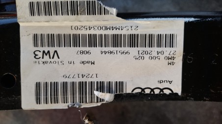 Recambio de puente trasero para audi q7 4mg 2019- referencia OEM IAM 4M0500025 4M0505315BT 