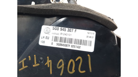 Recambio de piloto trasero izquierdo interior para volkswagen golf vii lim. 2012-2017 gte referencia OEM IAM 5G0945307F  