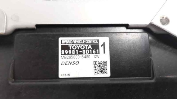Recambio de modulo electronico para toyota yaris 2017- hybrid active referencia OEM IAM 899810D161 MB2850005480 
