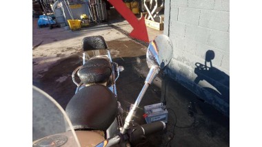 Recambio de retrovisor izquierdo para guzzi nevada 2005-2007 nevada 750 referencia OEM IAM GU03769400  