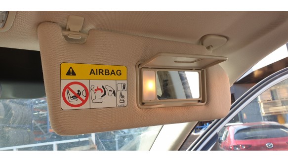 Recambio de parasol derecho para mitsubishi outlander (gf0) 2012- phev kaiteki 4wd referencia OEM IAM 7620B174YA  