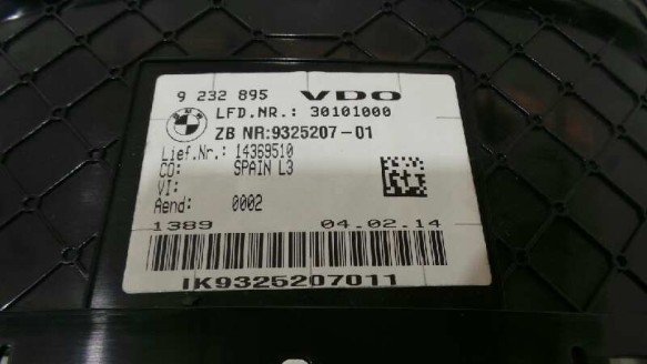 Recambio de cuadro instrumentos para bmw serie 3 touring (f31) 2012-2016 318d xdrive referencia OEM IAM 9232895 9232895 