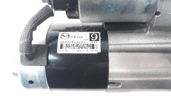 Recambio de motor arranque para mazda cx-5 2017- 2.0 cat referencia OEM IAM M000T89281 ARF430353 