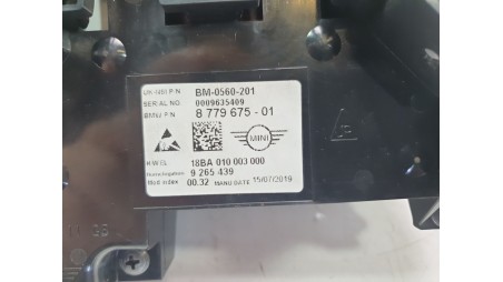 Recambio de cuadro instrumentos para mini f56 2013- 1.5 12v referencia OEM IAM 877967501  