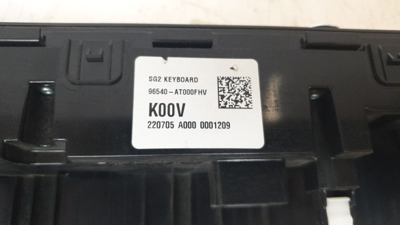 Recambio de mando climatizador para kia niro 2016- referencia OEM IAM 96540AT000FHV  