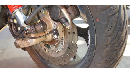 Recambio de pinza de freno delantera izquierda para piaggio (vespa) mp3 400 hpe 2021- referencia OEM IAM CM294801  