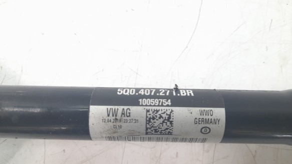 Recambio de transmision delantera izquierda para seat leon (5f1) 2012-2021 1.5 tsi referencia OEM IAM 5Q0407271DD  1310