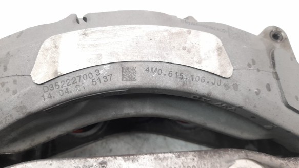 Recambio de pinza de freno delantera derecha para audi q7 4mg 2019- referencia OEM IAM 4M0615106JJ  