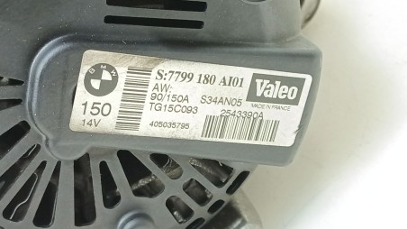 Recambio de alternador para bmw 1 (e87) 2003-2013 118 d referencia OEM IAM 12317799180 7799180 TG15C093