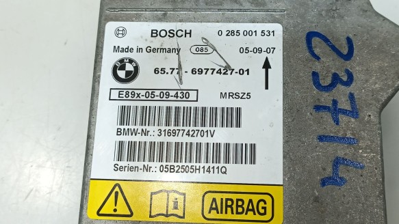 Recambio de centralita airbag para bmw 1 (e87) 2003-2013 118 d referencia OEM IAM 65779184432 65776977427 0285001531
