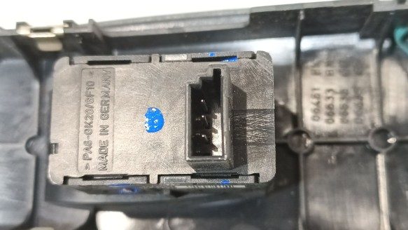 Recambio de mando elevalunas delantero derecho para bmw 1 (e87) 2003-2013 118 d referencia OEM IAM 61316970242 61316970242 