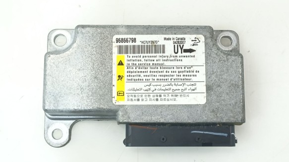 Recambio de centralita airbag para chevrolet captiva (c100, c140) 2006- 2.0 d 4wd referencia OEM IAM 96866798 96866798 