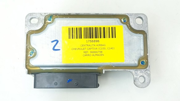 Recambio de centralita airbag para chevrolet captiva (c100, c140) 2006- 2.0 d 4wd referencia OEM IAM 96866798 96866798 